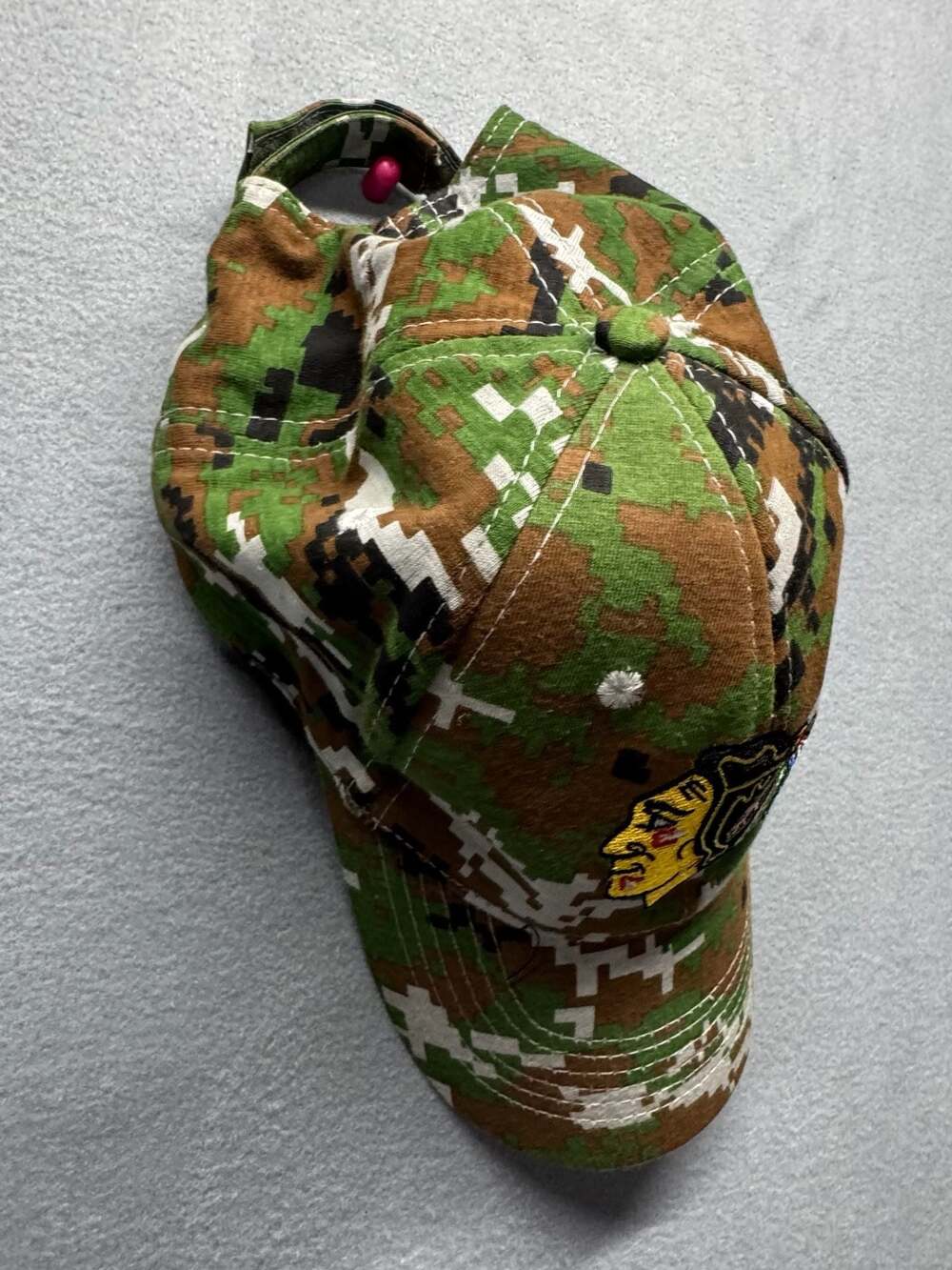 Kick10 Pro Gear Chicago Blackhawks Digital Camo AT&T Promo Adjustable Hat